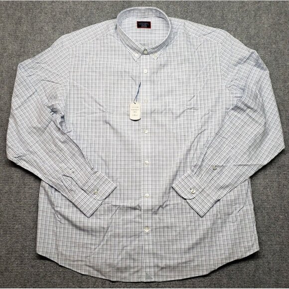 UNTUCKit Casarena WF Shirt Mens 2XL Multicolor Check Long Sleeve Button Up New - Picture 1 of 12